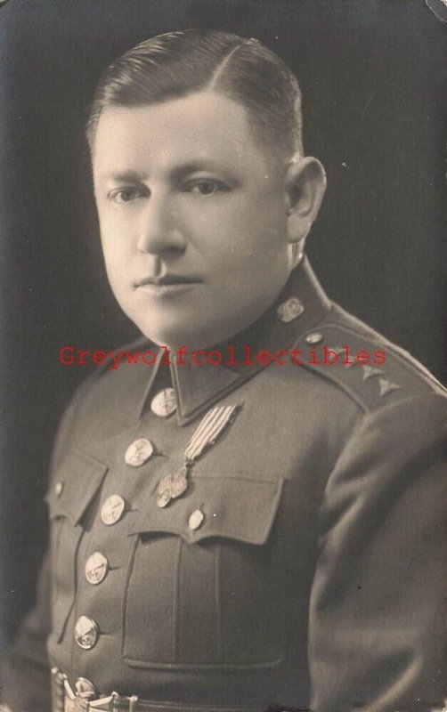 Military, Soldier, RPPC