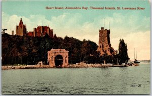 Pirate Island Alexandria Bay Thousand Island Saint Lawrence River Postcard