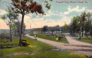 c.'13,Early Color Printing, Flagstaff Park,  Mauch Chunk,PA,Old Postcard