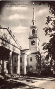 First Congregational Church Old Hadley Massachusetts MA Postcard VTG UNP Vintage 