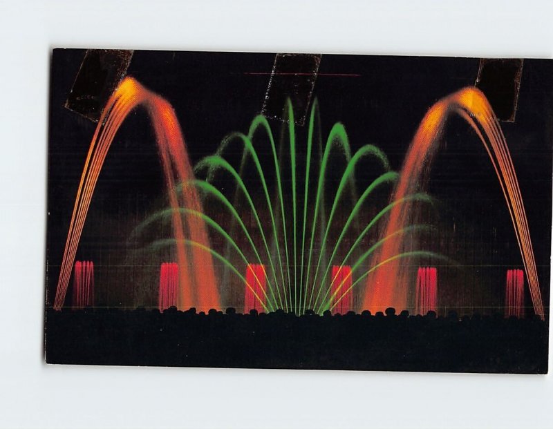 Postcard Indoor Water Spectacular, Waltzing Waters, Branson, Missouri