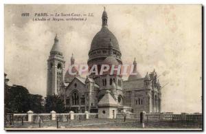 Paris Old Postcard The sacred heart (Montmartre)