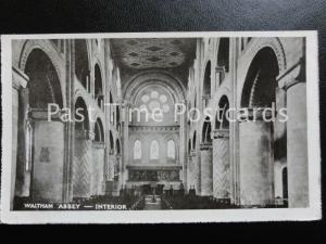 c1919 RPPC - Waltham Abbey, Interior