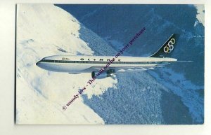 ac371 - Olympic Airbus A300 Airliner  - company issued postcard