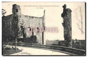 Postcard Old Baronial castle Chauvigny come or bishops century XI