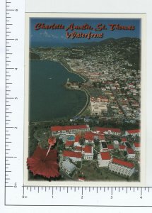 Charlotte Amalie, St. Thomas Waterfront-U.S.Virgin Islands Postcard 1980s/1990s