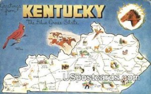 Greetings from, KY      ;     Greetings from, Kentucky 