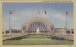 Ohio Cincinnati Union Terminal CURTEICH