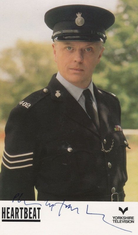 Philip Franks As Police Sergeant Heartbeat Signed Cast Card Photo