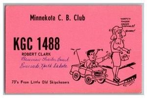 QSL Radio Card From Emerado North Dakota KGC 1488