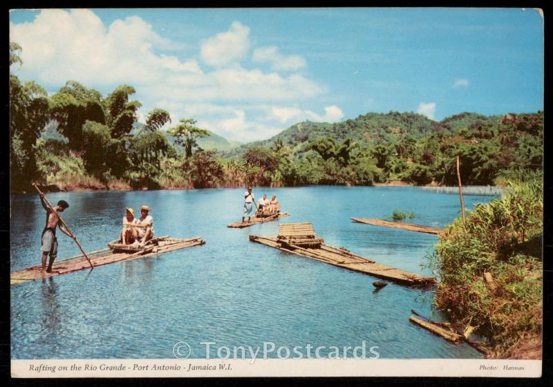 Rafting on the Rio Grande - Port Antonio - Jamaica W.I