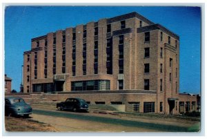 c1950's Commons Building Lounge And Apartments Cars Scene Street Postcard