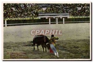 Postcard Old Bulls Bullfight Race