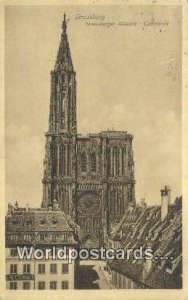 Strassburger Munster Cathedrale Strassburg German Postcard