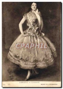 Old Postcard Musee du Luxembourg Sargent Carmencita