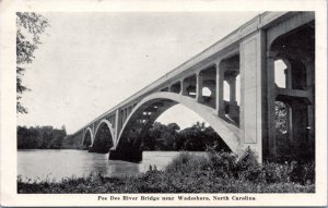 Postcard NC Wadesboro - Pee Dee River Bridge