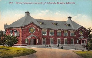 Harmon Gymnasium, University of California UC BERKELEY c1910s Vintage Postcard