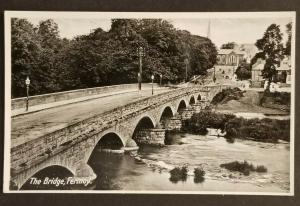 Mint Vintage Ireland The Bridge Fermoy County Cork Real Picture Photo Postcard 