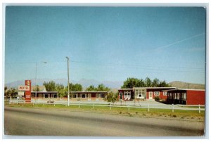 c1960 Lazy Motel Exterior Building Big Timber Montana Vintage Antique Postcard
