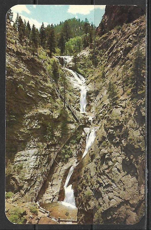 Colorado, Colorado Springs - Seven Falls In South Cheyenne Canon - [CO-371]