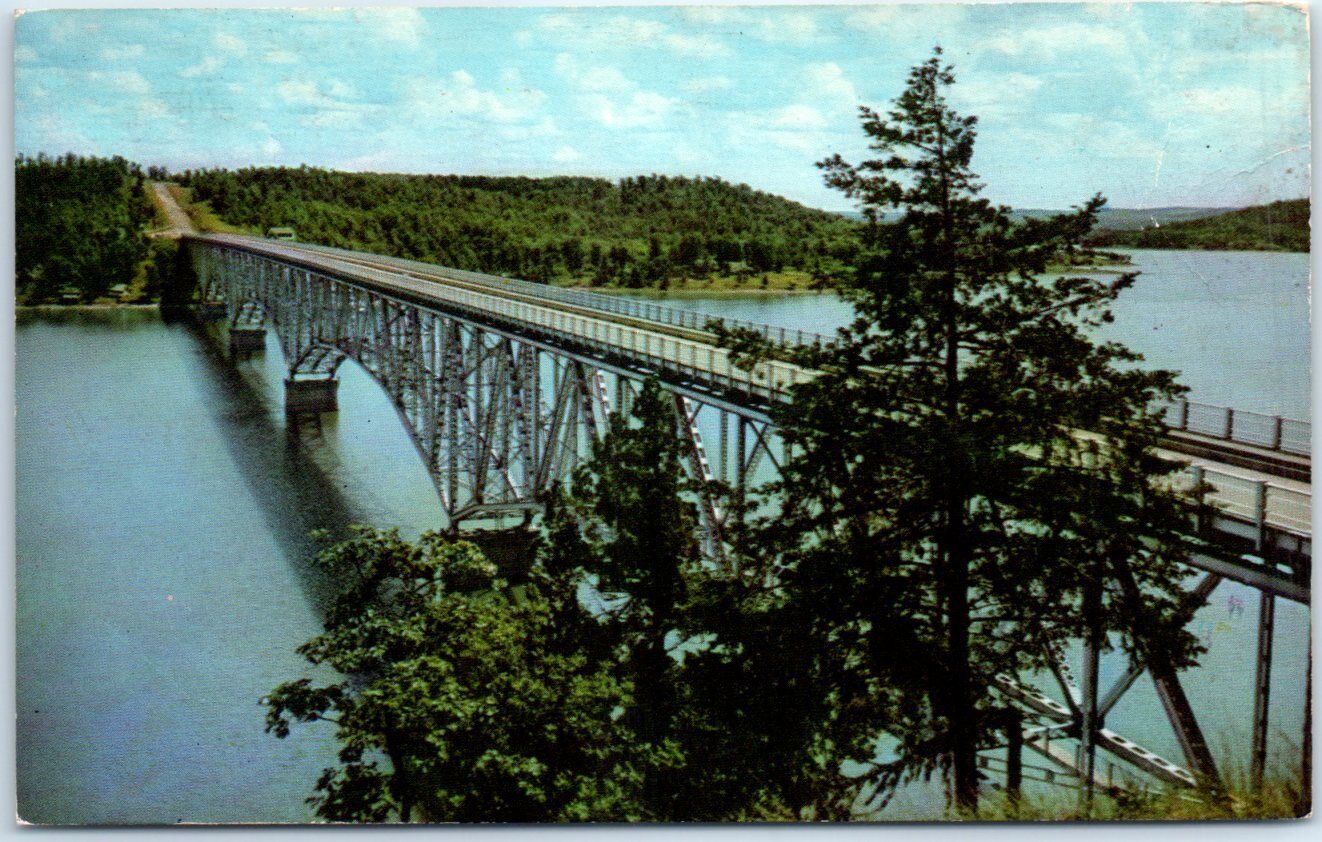Postcard Niangua Bridge On Route 5, Lake of the Ozarks Missouri