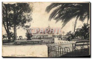 Nice Old Postcard Public Garden