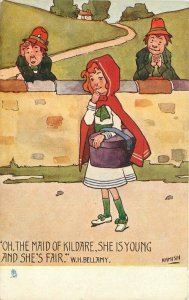 Tuck Hamish Oilette Maid of Kildare artist #6243 Postcard 22-5550