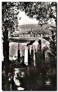 Old Postcard Menton Garavan View from