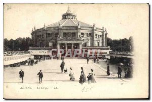 Old Postcard Amiens Circus