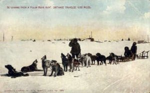 Returning from a polar bear hunt - Misc, Alaska AK