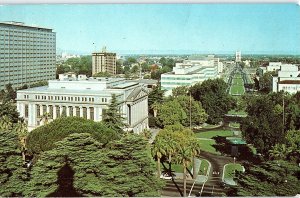 Chrome BUILDINGS SCENE Sacramento California CA AH8358