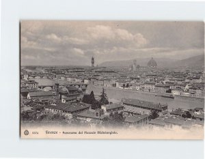 Postcard Panorama del Piazzale Michelangiolo, Florence, Italy