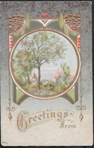 US Mint Greeting Card, embossed - old.  Just Wow.