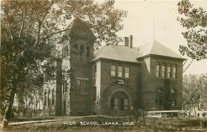 CO, Lamar, Colorado, High School, Commercial Studio, RPPC