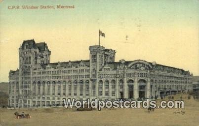 CPR Windsor Station Montreal Canada 1912 