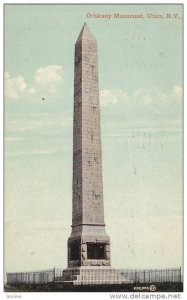 Oriskany Monument, Utica,   New York,  PU-1911