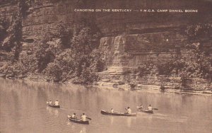 Canoeing On The Kentucky River Y M C A Camp Daniel Boone