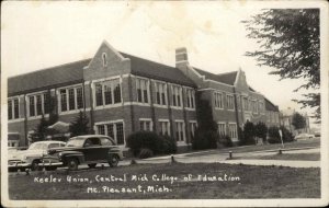 MT PLEASANT MI Central Michigan Collerge of Education REAL PHOTO RPPC Old PC