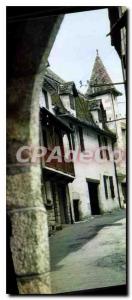 Postcard Modern Argentat Rue Lavergne Portal