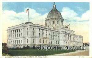 St Paul, Minnesota, MN State Capital USA 1927 crease left top corner, postal ...