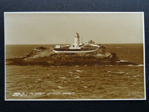Cornwall ST. IVES Godrevy Lighthouse c1920s RP Postcards by Judges