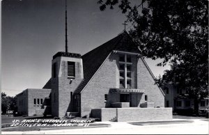 RPPC St Ann's Catholic Church, Lexington NE Vintage Postcard V74