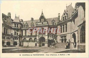 Old Postcard Ch�teau Pierrefonds Court of Honor The Belfry