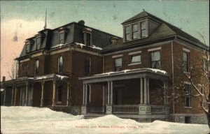 Corry PA Hospital & Nurses Cottage c1910 Postcard