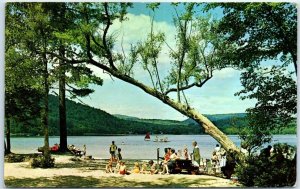 Postcard - Keoka Beach Camping Area, South Waterford, Maine, USA