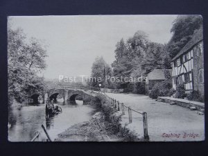 Surrey EASHING BRIDGE & what looks like the Ford - Old Postcard by Frith