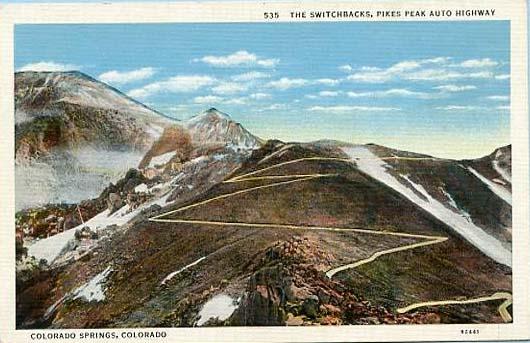 CO - Pike's Peak, Switchbacks on the Auto Road