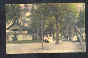 GREAT FALLS MONTANA BLACK EAGLE PARK 1912 VINTAGE POSTCARD