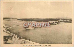 Postcard Old Bridge Pont Saint Esprit