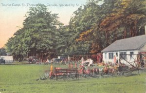 C006 Canada, Tourist Camp, St.Thomas, Ont.  vintage postcard